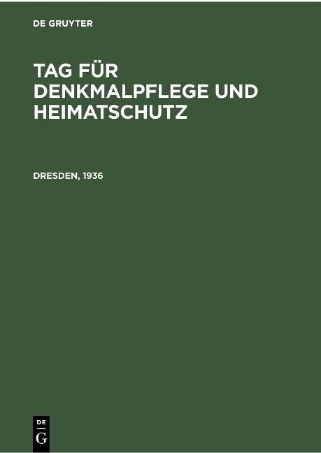 Dresden, 1936 - 