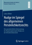 Cover-Bild zum Titel 'Nudge im Spiegel des allgemeinen Persönlichkeitsrechts' von 'Lukas Böker'