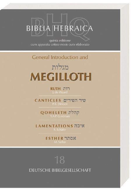 Biblia Hebraica Quinta (BHQ) - 