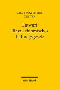 Cover-Bild zum Titel 'Entwurf für ein chinesisches Haftungsgesetz' von 'Gert Brüggemeier, Zhu Yan'