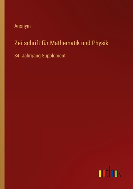 Zeitschrift für Mathematik und Physik - Anonym