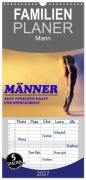 Cover-Bild zum Titel 'Familienplaner 2027 - MÄNNER - AKTE ZWISCHEN KRAFT UND SINNLICHKEIT mit 5 Spalten (Wandkalender, 21 x 45 cm) CALVENDO' von 'Michael Borgulat'