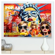 Pop-Art. Eine Reise in coolen Illustrationen (hochwertiger Premium Wandkalender 2026 DIN A2 quer), Kunstdruck in Hochglanz - Rose Hurley