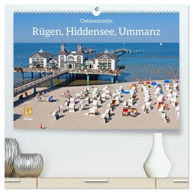 Ostseeinseln Rügen, Hiddensee, Ummanz (hochwertiger Premium Wandkalender 2026 DIN A2 quer), Kunstdruck in Hochglanz - Siegfried Kuttig