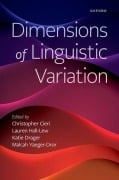 Dimensions of Linguistic Variation - Yaeger Dror