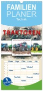 Familienplaner 2026 - Traktoren - malerische Kraftpakete in der Landwirtschaft mit 5 Spalten (Wandkalender, 21 x 45 cm) CALVENDO - Peter Roder