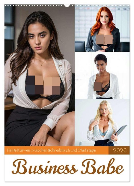 Business Babe (Wandkalender 2026 DIN A2 hoch), CALVENDO Monatskalender - Peter Balan