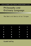 Cover-Bild zum Titel 'Philosophy and Ordinary Language' von 'Oswald Hanfling'
