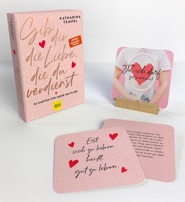 Gib dir die Liebe, die du verdienst - Das Kartenset zum SPIEGEL Bestseller - Katharina Tempel Gib dir die Liebe, die du verdienst - Das Kartenset zum SPIEGEL Bestseller - Katharina Tempel