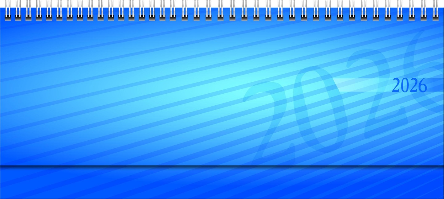 rido/idé 7036102306 | Querterminbuch Mod. septant 2026 | 305×105 mm, Kunststoff, blau - 