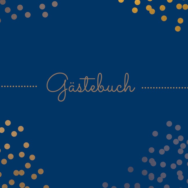 Gästebuch schön gestaltet - 1000 Seiten - quadratisch 21 x 21 cm - weißes Papier 90g/m² - FSC Papier - Gästebuch Hochzeit, Gästebuch Geburtstag, Gästebuch Taufe