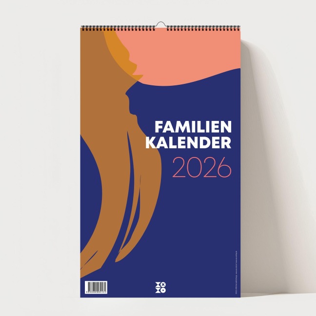 Der Familienkalender, Wandkalender, Familienplaner 2026 mit 5 Spalten - Anja Garschhammer, XOXO Arte