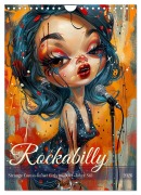 Cover-Bild zum Titel 'Rockabilly. Strange Comic-Kunst Girls im 50er-Jahre Stil (Wandkalender 2026 DIN A4 hoch), CALVENDO Monatskalender' von 'Rose Hurley'