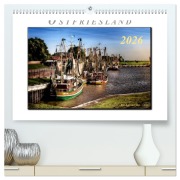 Cover-Bild zum Titel 'Ostfriesland - der alte Hafen Greetsiel (hochwertiger Premium Wandkalender 2026 DIN A2 quer), Kunstdruck in Hochglanz' von 'Peter Roder'