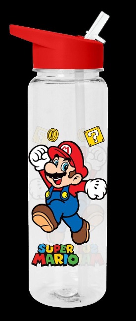 Super Mario (Jump) 25oz/700ml Plastic Drinks Bottle - 