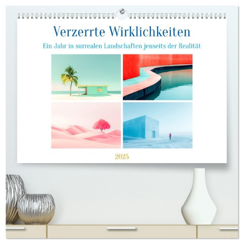 Verzerrte Wirklichkeiten (hochwertiger Premium Wandkalender 2025 DIN A2 quer), Kunstdruck in Hochglanz - Steffen Gierok-Latniak