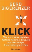 Cover-Bild zum Titel 'Klick' von 'Gerd Gigerenzer'