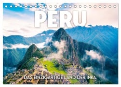 Cover-Bild zum Titel 'Peru - Das einzigartige Land der Inkas. (Tischkalender 2026 DIN A5 quer), CALVENDO Monatskalender' von 'Sf Sf'