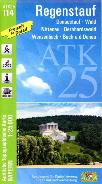 ATK25-I14 Regenstauf (Amtliche Topographische Karte 1:25000) - 