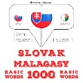 Slovenský - Madagaskaru: 1000 základných slov - Jm Gardner