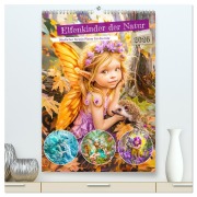 Elfenkinder der Natur - Niedlicher Termin-Planer für das Jahr (hochwertiger Premium Wandkalender 2026 DIN A2 hoch), Kunstdruck in Hochglanz - Anja Frost