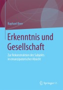Cover-Bild zum Titel 'Erkenntnis und Gesellschaft' von 'Raphael Beer'