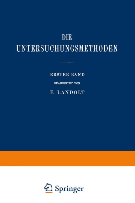 Die Untersuchungsmethoden - Edmont Landolt