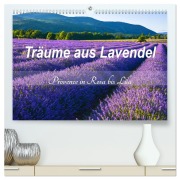 Cover-Bild zum Titel 'Träume aus Lavendel, Provence in Rosa bis Lila (hochwertiger Premium Wandkalender 2026 DIN A2 quer), Kunstdruck in Hochglanz' von 'Jürgen Feuerer'