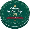Cover-Bild zum Titel 'Advent in der Dose. 24 liebe Wünsche für dich' von ''