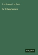 Cover-Bild zum Titel 'De Uithangteekens' von 'J. Van Lennep, J. Ter Gouw'