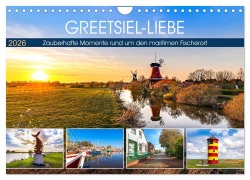Cover-Bild zum Titel 'GREETSIEL-LIEBE (Wandkalender 2026 DIN A4 quer), CALVENDO Monatskalender' von 'Andrea Dreegmeyer'