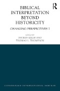 Cover-Bild zum Titel 'Biblical Interpretation Beyond Historicity' von ''