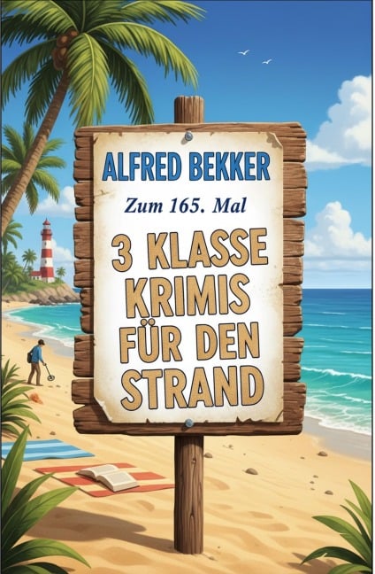 Zum 165. Mal 3 klasse Krimis für den Strand - Alfred Bekker