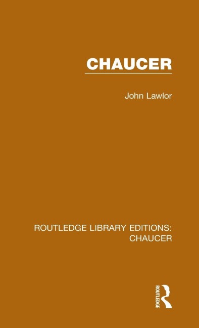 Chaucer - John Lawlor