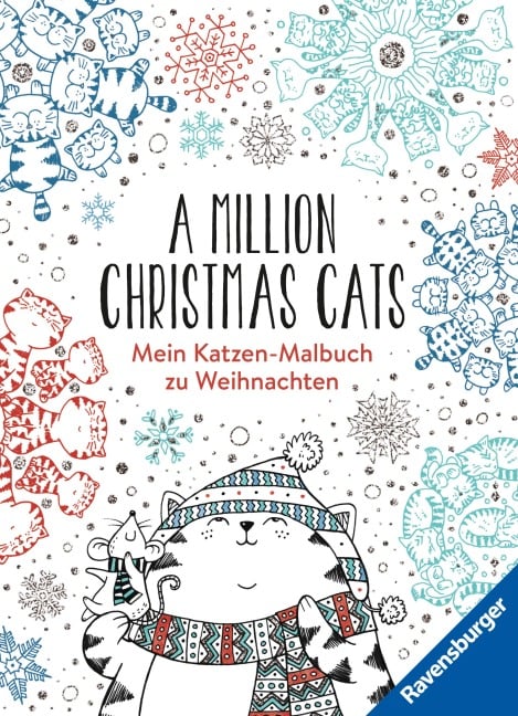 A Million Christmas Cats: Mein Katzen-Malbuch zu Weihnachten - 