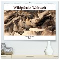 Wildpferde Weltweit (hochwertiger Premium Wandkalender 2025 DIN A2 quer), Kunstdruck in Hochglanz - Karolin Heepmann - Www. Karo-Fotos. De