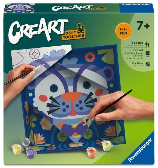 CreArt, Malen nach Zahlen Do it together - Otter - 