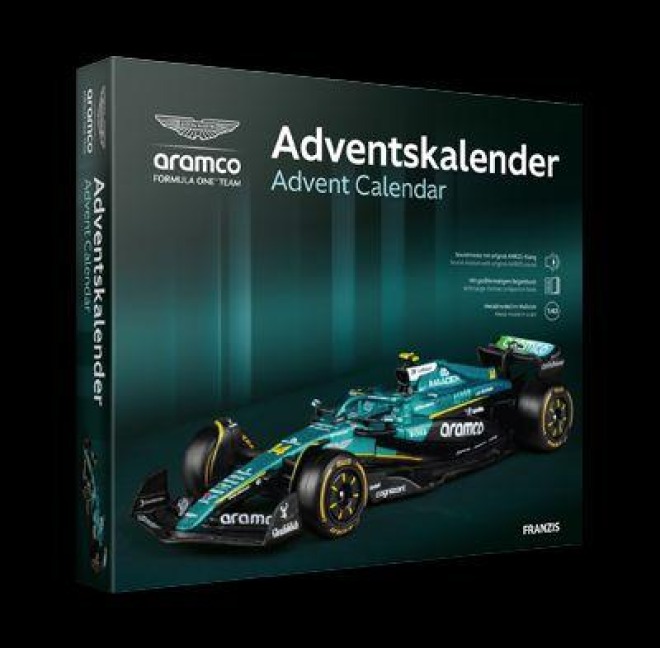 FRANZIS 67325 - Aston Martin Aramco Formel 1 Adventskalender - 