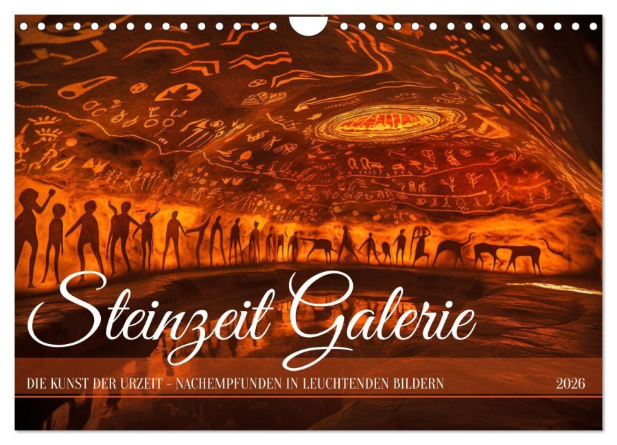 Steinzeit Galerie (Wandkalender 2026 DIN A4 quer), CALVENDO Monatskalender - Kerstin Waurick