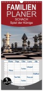 Cover-Bild zum Titel 'Familienplaner 2026 - SCHACH - Spiel der Könige mit 5 Spalten (Wandkalender, 21 x 45 cm) CALVENDO' von 'Renate Bleicher'