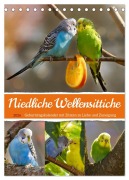 Niedliche Wellensittiche (Tischkalender 2026 DIN A5 hoch), CALVENDO Monatskalender - Sabine Löwer