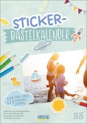 Cover-Bild zum Titel 'Foto-Malen-Basteln Bastelkalender mit Stickern 2026' von ''