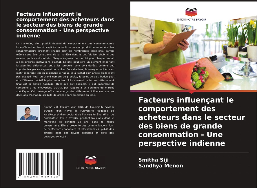 Facteurs influençant le comportement des acheteurs dans le secteur des biens de grande consommation - Une perspective indienne - Smitha Siji, Sandhya Menon