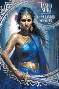 Cover-Bild zum Titel 'Das Oleander-Schwert (Die brennenden Reiche 2) Collector's Edition mit Farbschnitt, Lesebändchen und Mini-Print' von 'Tasha Suri'