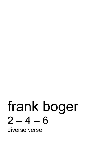 2-4-6 diverse Verse - Frank Boger