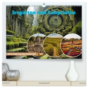 Irrgärten und Labyrinthe (hochwertiger Premium Wandkalender 2026 DIN A2 quer), Kunstdruck in Hochglanz - Steffen Gierok-Latniak