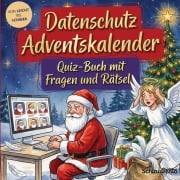 Cover-Bild zum Titel 'Datenschutz-Adventskalender: Quiz-Buch mit Fragen und Rätsel' von 'Schlauvento Interactive'