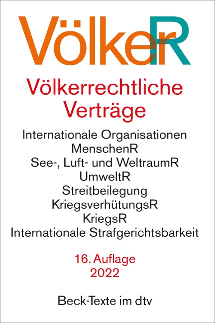 Völkerrechtliche Verträge - 