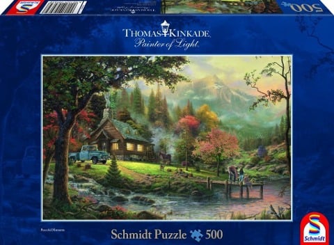 Thomas Kinkade, Idylle am Fluss, 500 Teile - 