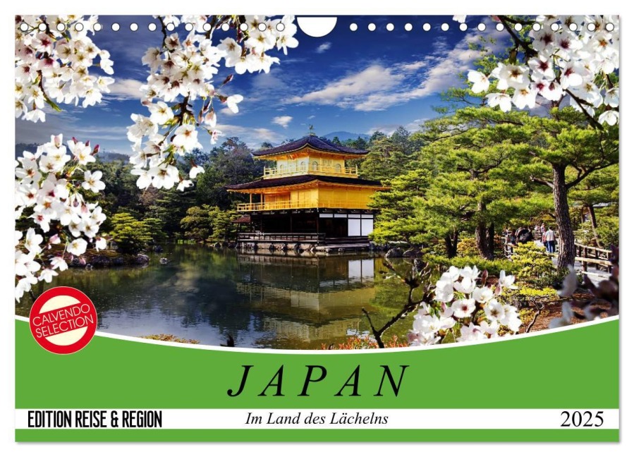 Japan. Im Land des Lächelns (Wandkalender 2025 DIN A4 quer), CALVENDO Monatskalender - Elisabeth Stanzer